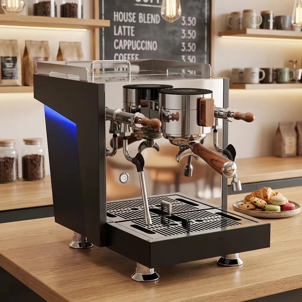 Espresso Machine Rotary Pump - Mesin Espresso Dual Boiler Komersial Pompa