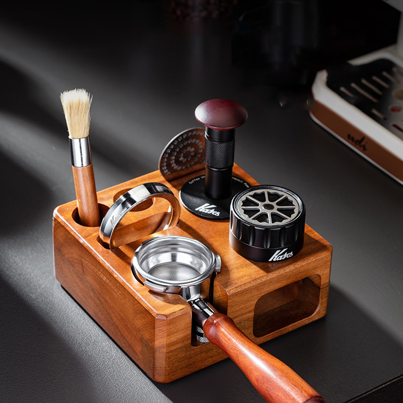 Espresso Tamper Station - 51Mm 54Mm 58Mm Alas Dudukan Portafialter