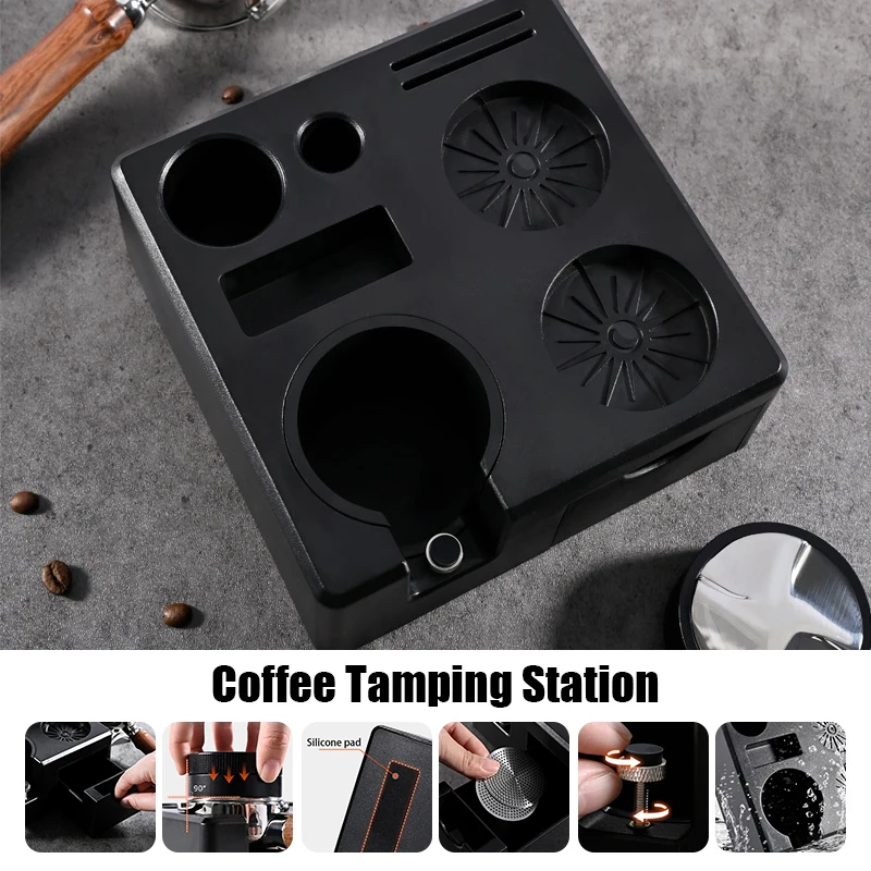 Espresso Tamper Station - Stasiun Tamping Kopi untuk 51/54/58Mm Portafilter