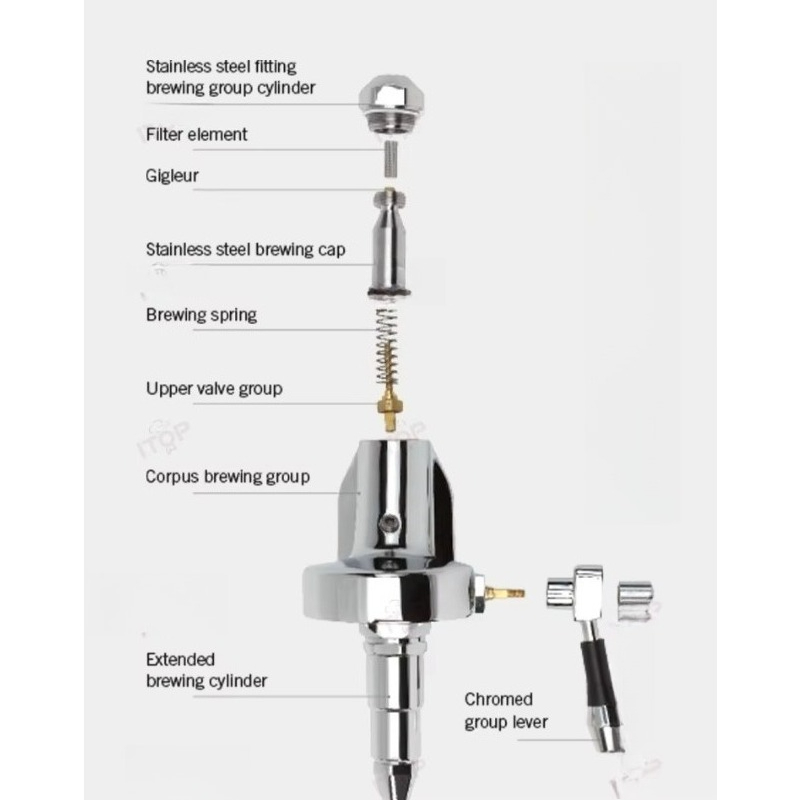 Espresso Machine Rotary Pump - Set Mesin Kopi Rotary Komersial E61