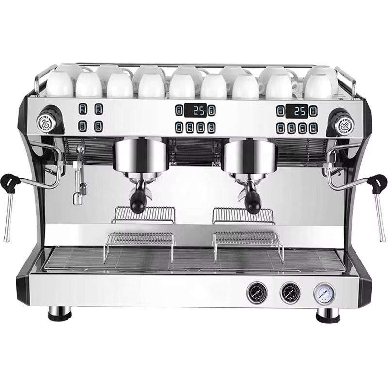 Commercial Espresso Machine 2 Group - Mesin Kopi Espresso Otomatis Penuh 2
