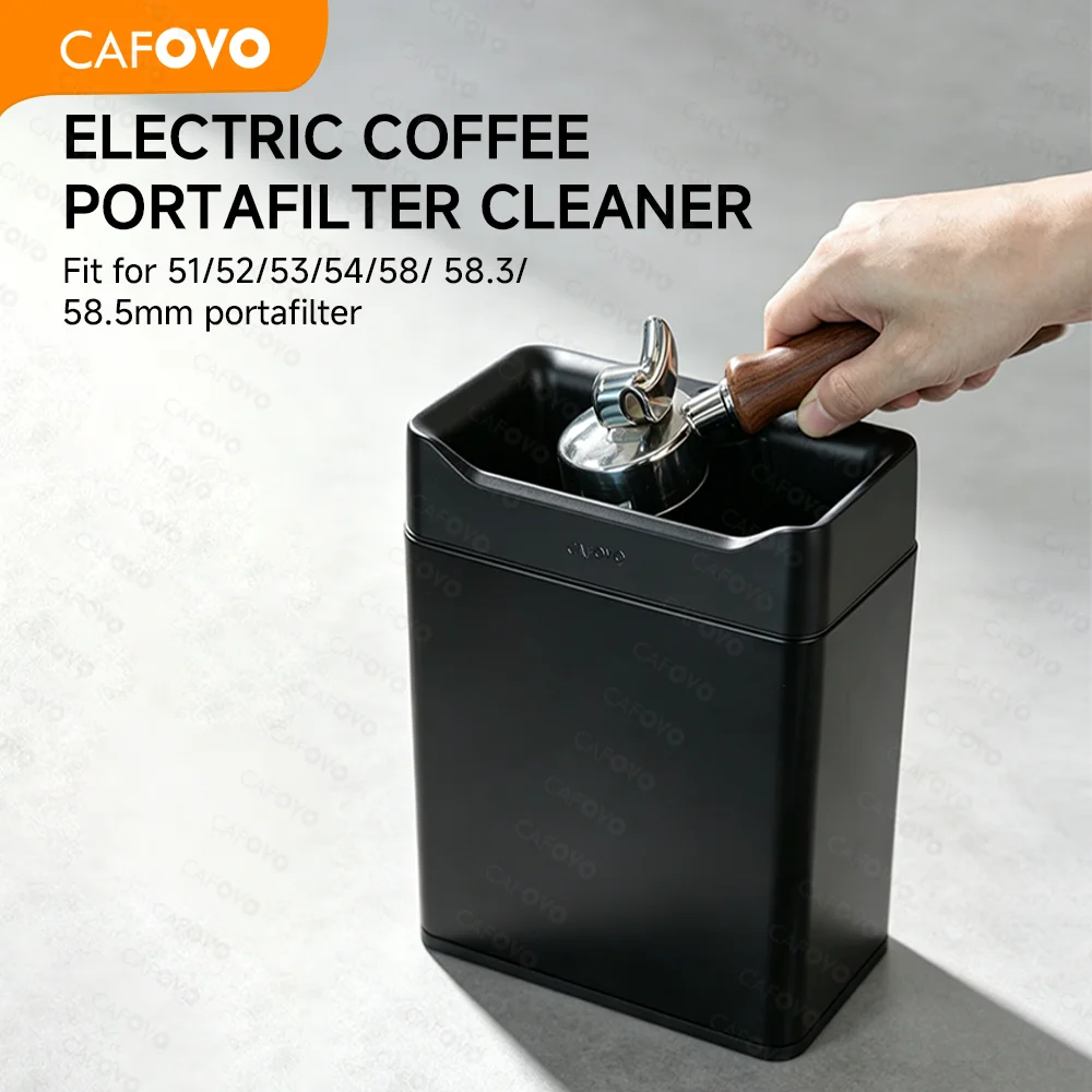 Espresso Machine Flow Control - CAFOVO ECC21 Pembersih Portafilter Kopi Elektrik