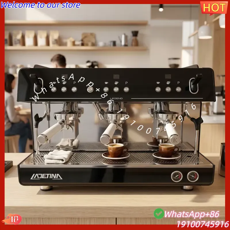 Commercial Coffee Machine 3 Group - 2026 Mesin Kopi Profesional Semi Otomatis