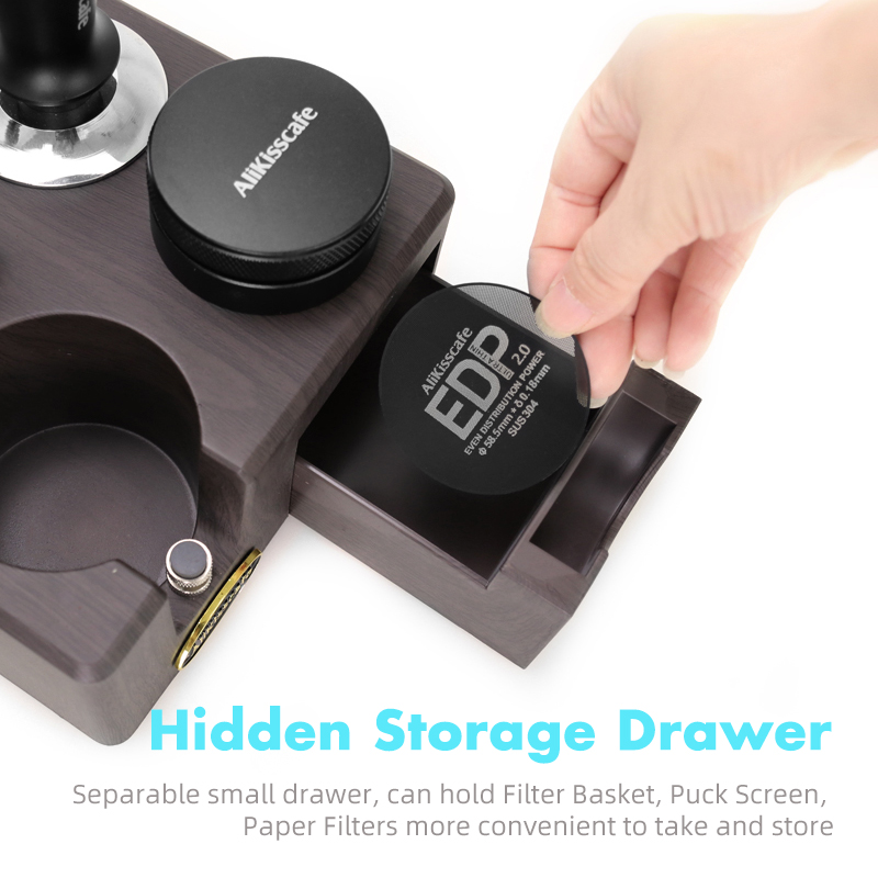 Alas Penyangga Portafilter dan - Espresso Tamper Station ulasan dan harga