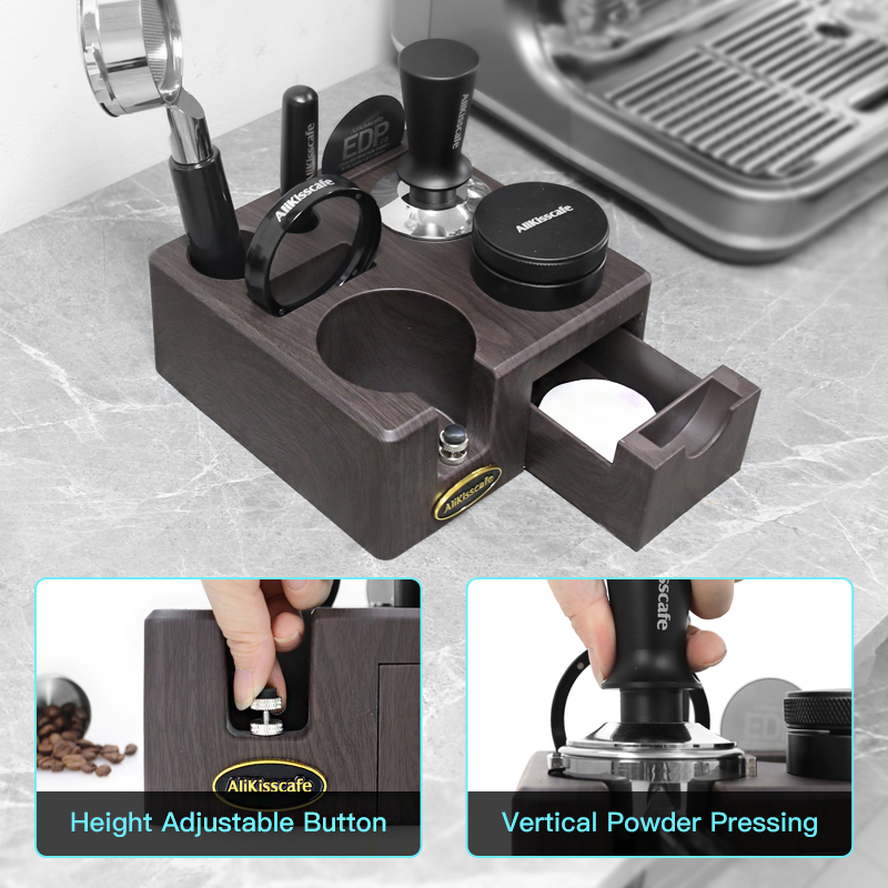 Alas Penyangga Portafilter dan - Espresso Tamper Station ulasan dan harga