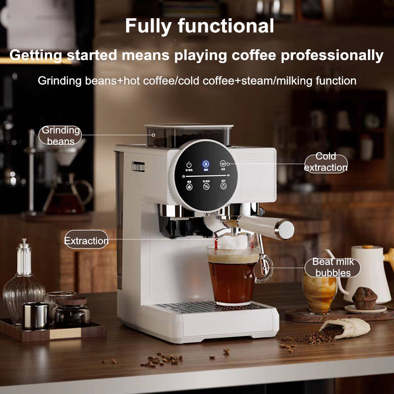 Mesin Kopi Semi-Otomatis Itali - Espresso Machine Flow Control ulasan dan harga