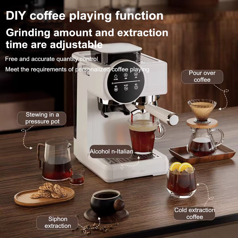 Mesin Kopi Semi-Otomatis Itali - Espresso Machine Flow Control ulasan dan harga