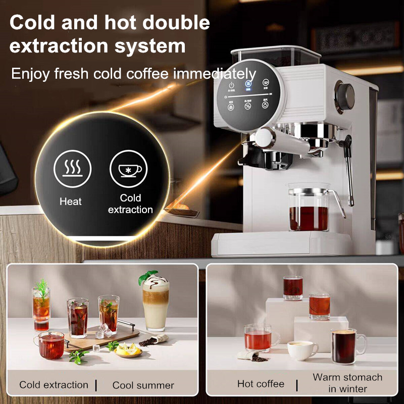 Mesin Kopi Semi-Otomatis Itali - Espresso Machine Flow Control ulasan dan harga