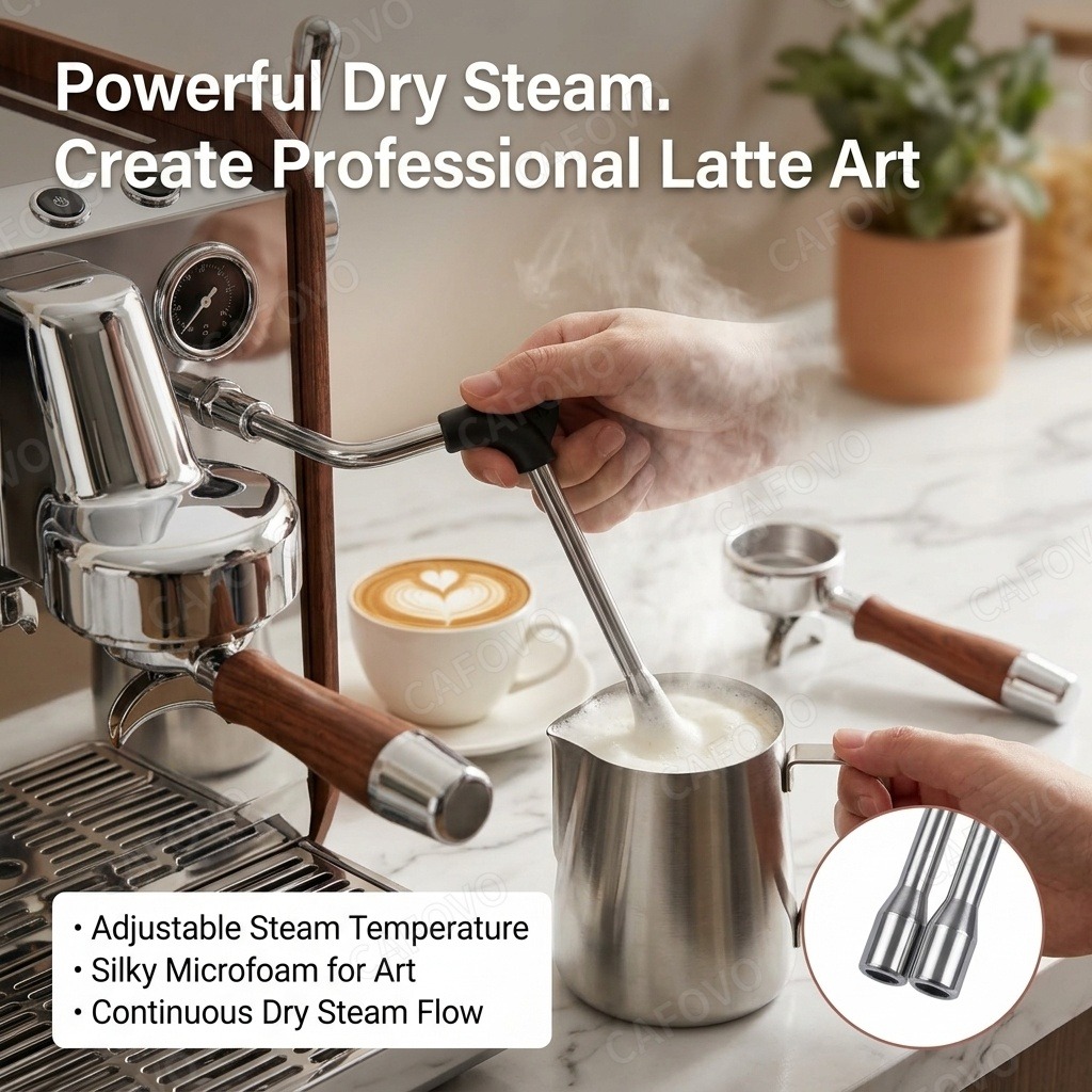 Mesin Espresso CAFOVO E109, Pe - Espresso Machine Rotary Pump ulasan dan harga