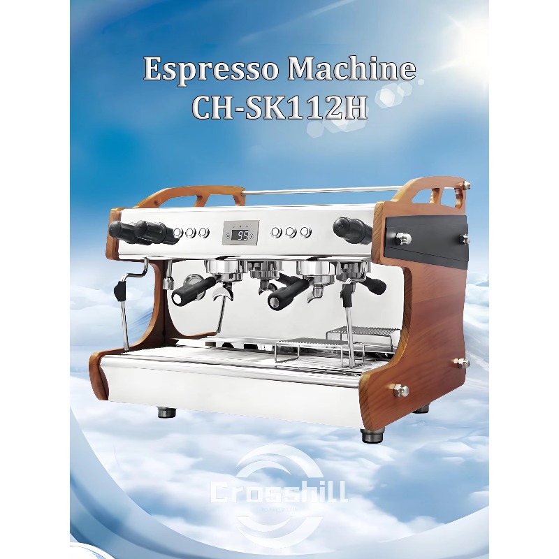 Mesin Espresso Profesional Kom - Commercial Espresso Machine 2 Group ulasan dan harga