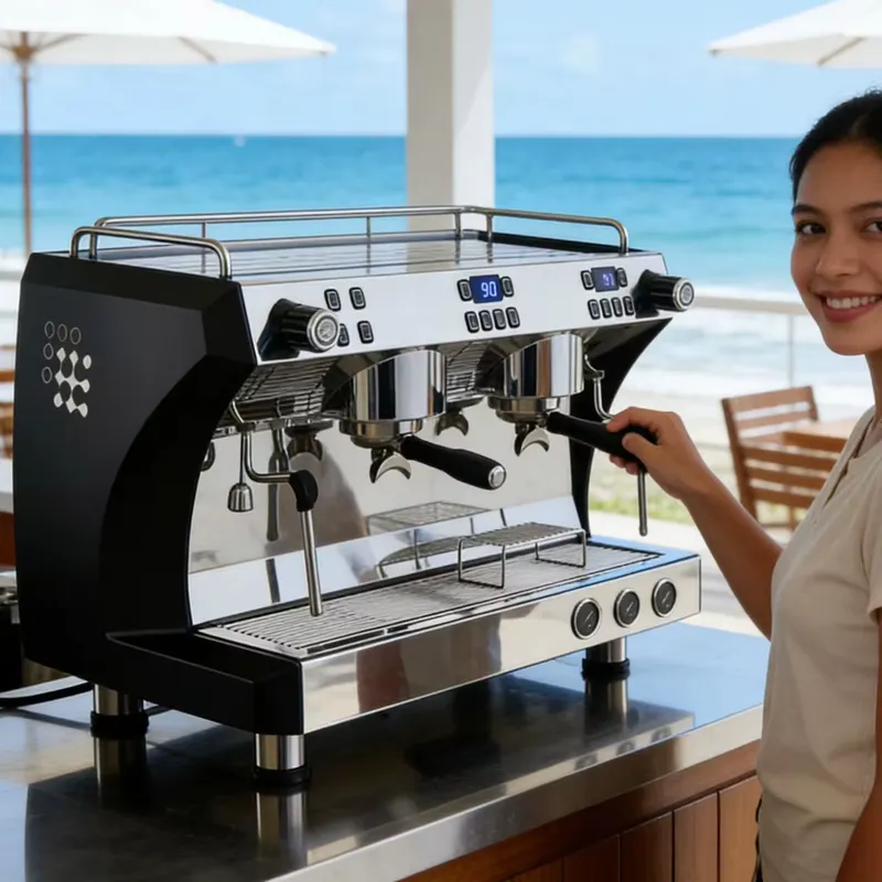 Untuk Mesin Kopi Espresso Prof - Commercial Espresso Machine 2 Group ulasan dan harga
