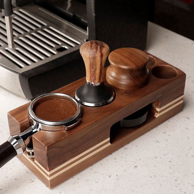 Tempat Tamper Kopi Alas Penyan - Espresso Tamper Station ulasan dan harga