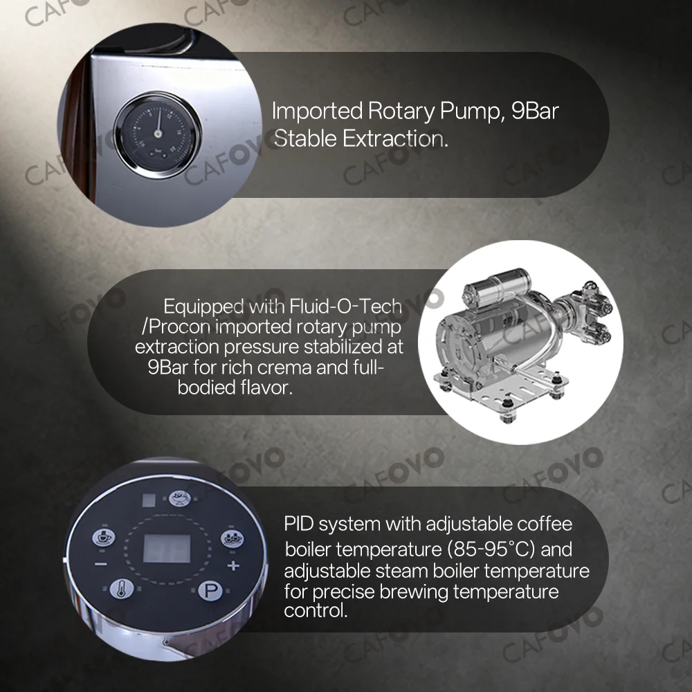 Mesin Espresso Semi-Otomatis K - Espresso Machine Flow Control ulasan dan harga