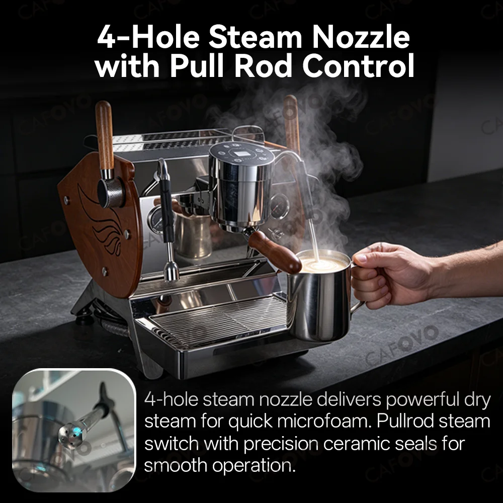 Mesin Espresso Semi-Otomatis K - Espresso Machine Flow Control ulasan dan harga
