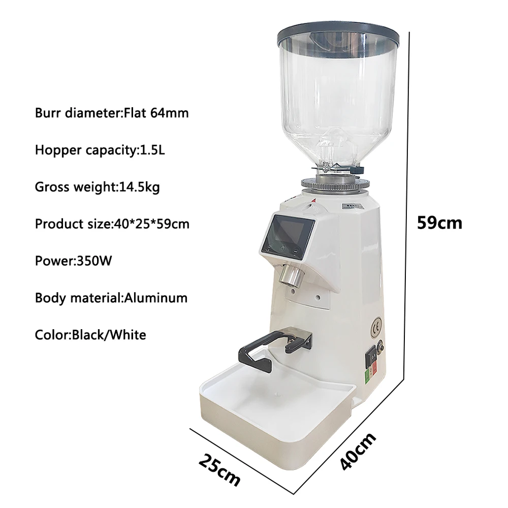 Penggiling Kopi Elektrik Komer - Commercial Coffee Grinder Flat Burr 64Mm ulasan dan harga
