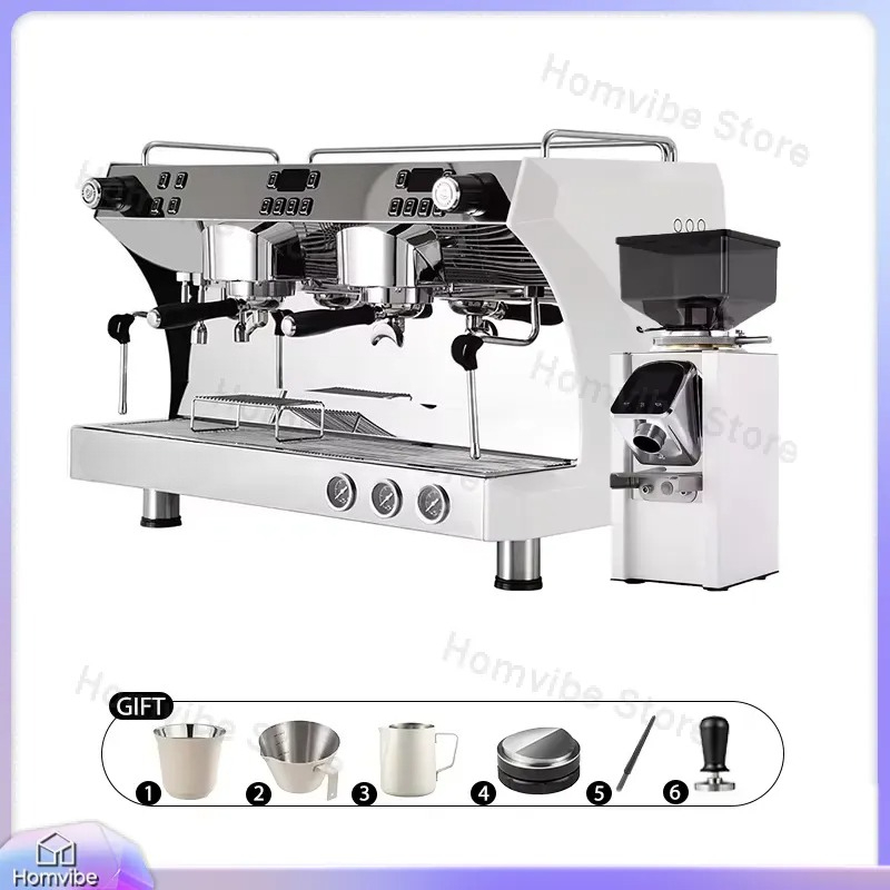 Mesin Pembuat Kopi Komersial D - Commercial Espresso Machine 2 Group ulasan dan harga
