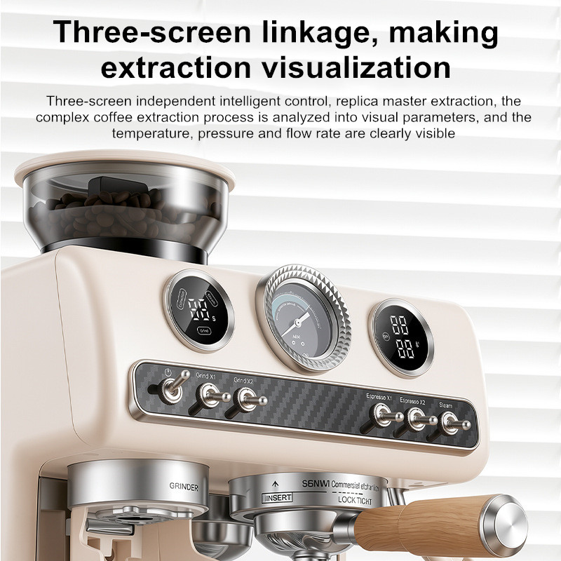 Mesin Kopi Espresso Semi-Otoma - Espresso Machine Flow Control ulasan dan harga